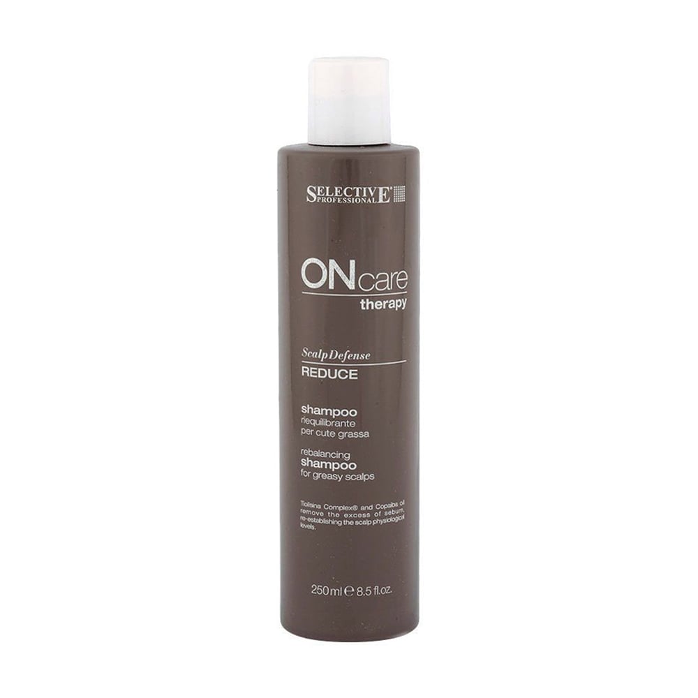 Шампунь Selective Professional OnCare Therapy Reduce Shampoo для відновлення балансу жирності шкіри голови, 250 мл